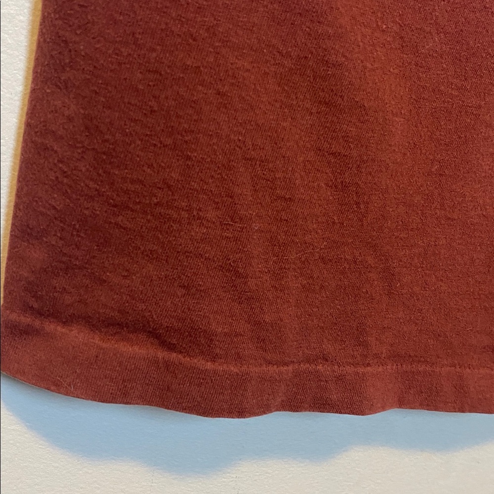 Harley Davidson Vintage Mens Savannah GA T-shirt XL Burgundy 100% Cotton Tee - Picture 9 of 13